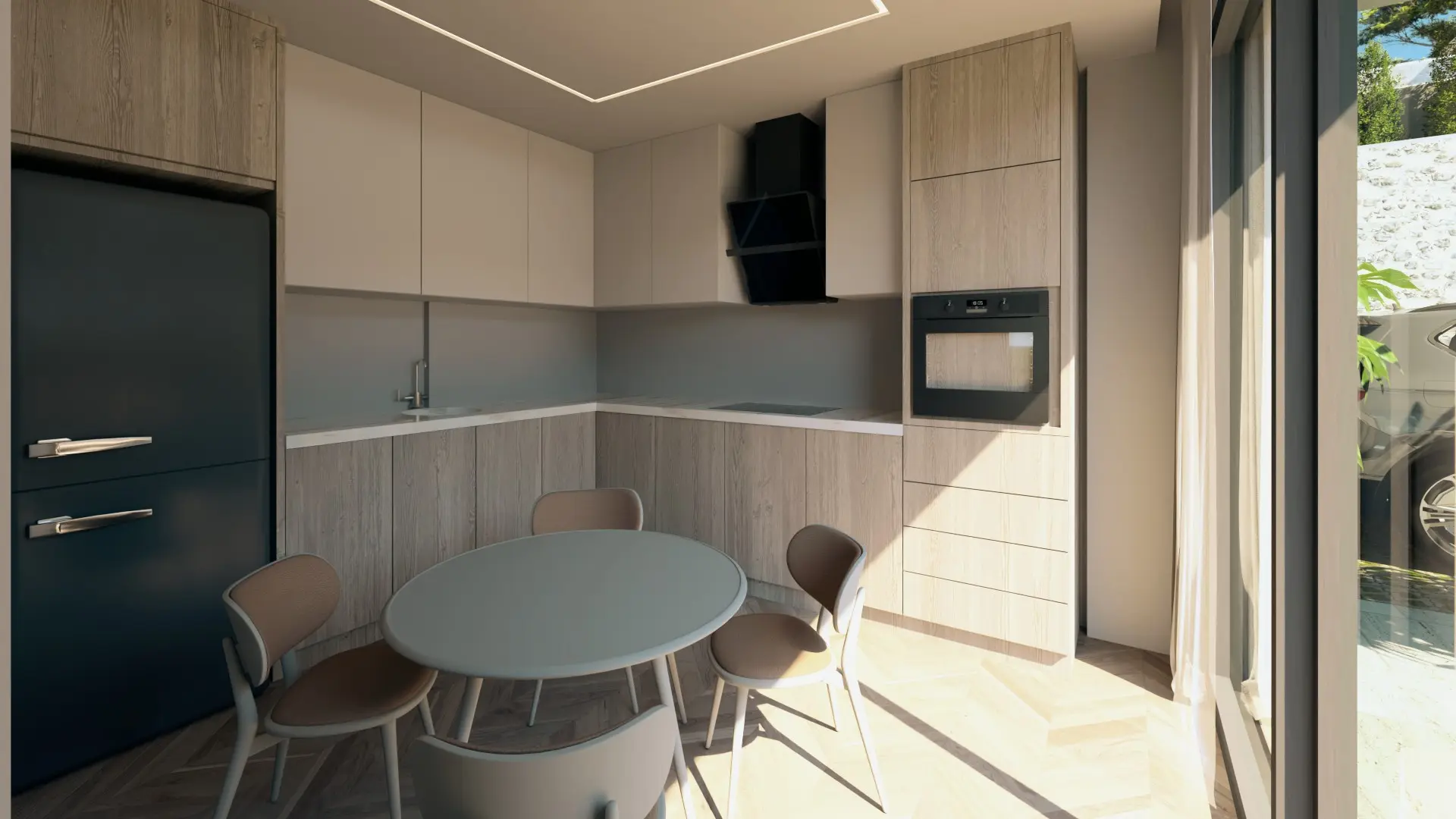 Fitted kitchen